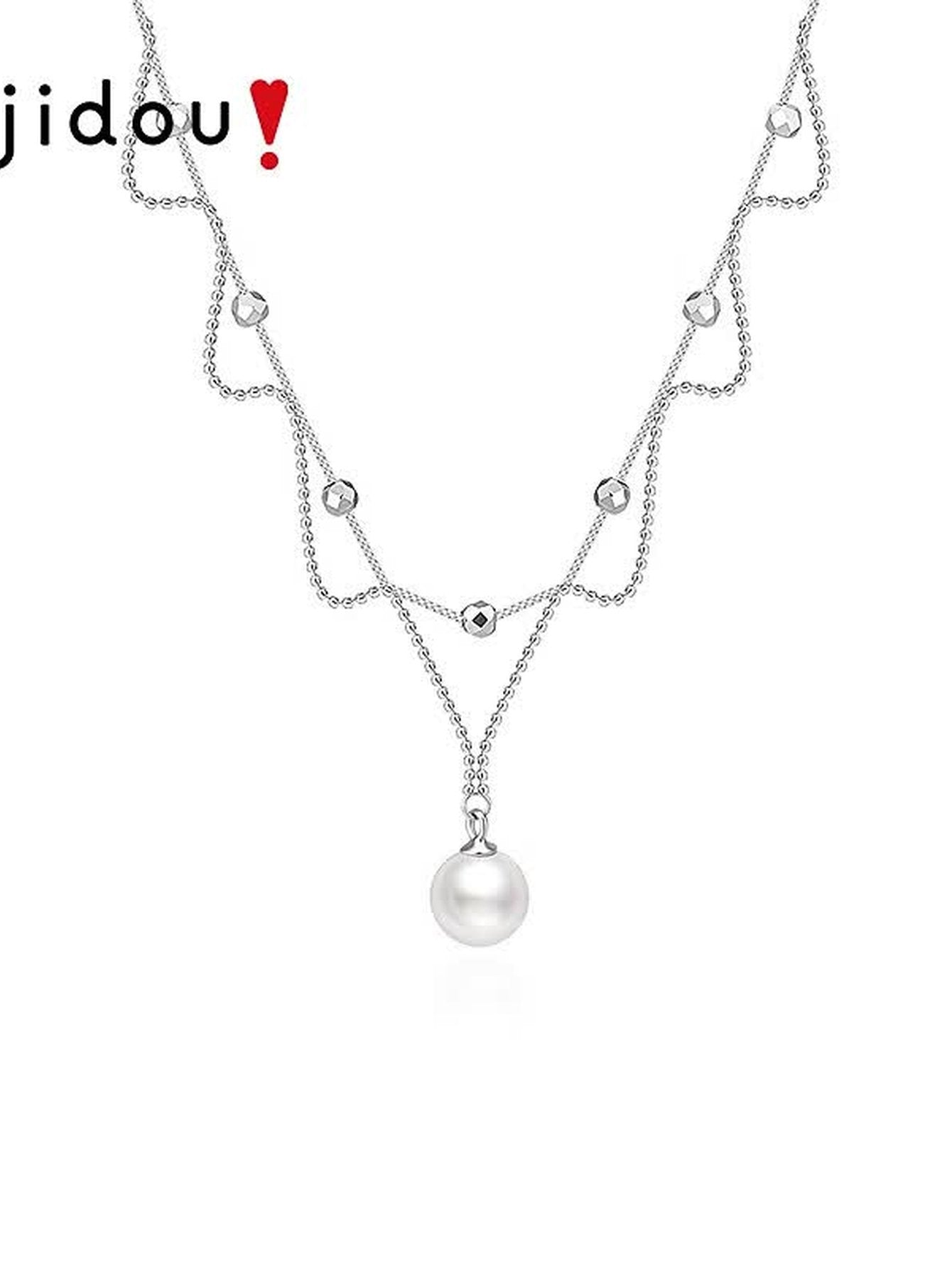 Elegant Layered Pearl Dainty Necklace