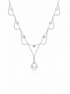 Elegant Layered Pearl Dainty Necklace
