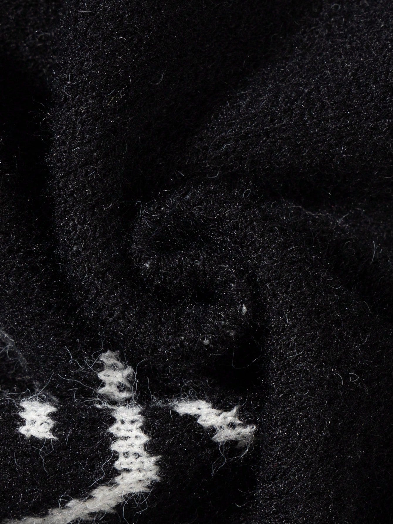 Oversized Graphic Planet Knit Sweater