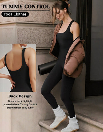 Sculpting Ribbed Seamless Workout Jumpsuit