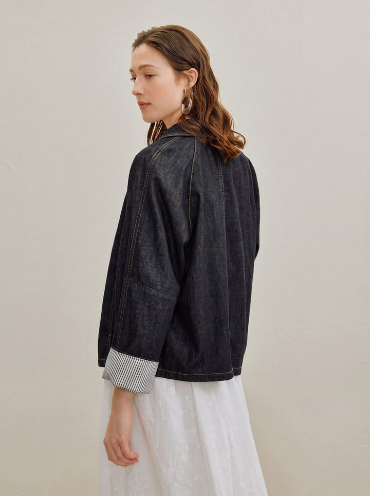 Organic Cotton Relaxed Denim Jacket