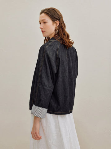 Organic Cotton Relaxed Denim Jacket
