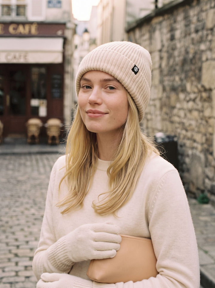 Cozy Ribbed Knit Winter Beanie