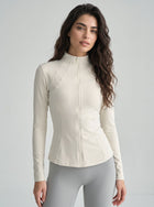 Slim Fit Stretchy Athletic Jacket