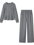 Casual Comfy Fleece Lounge Pant Set