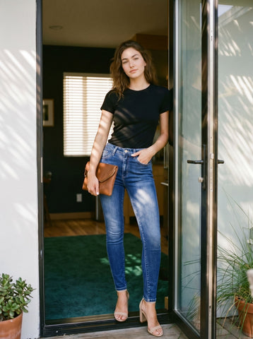 High Rise Slim Fit Jeans