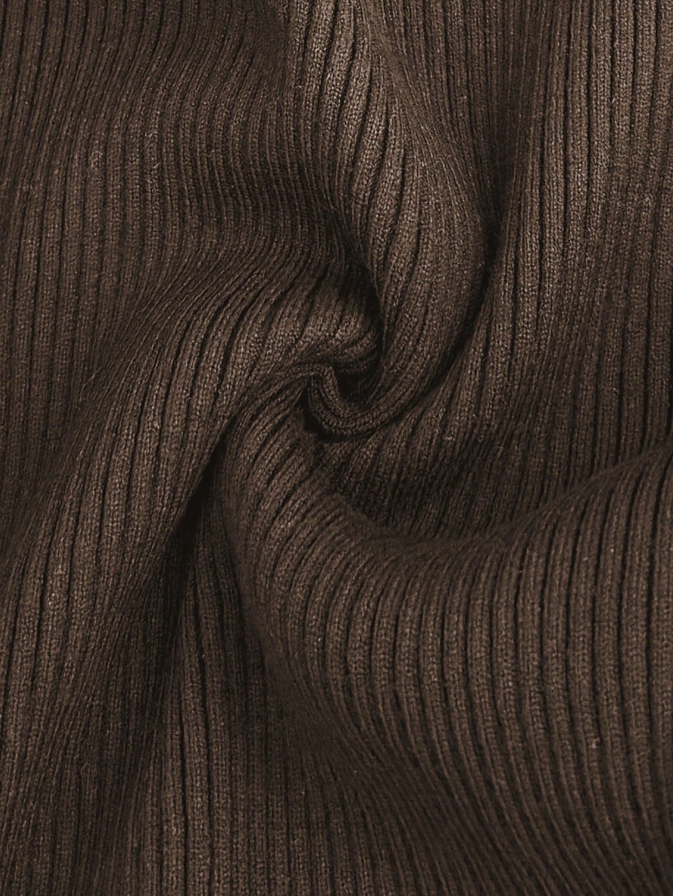 Sculptural Sleeve V Neck Cardigan