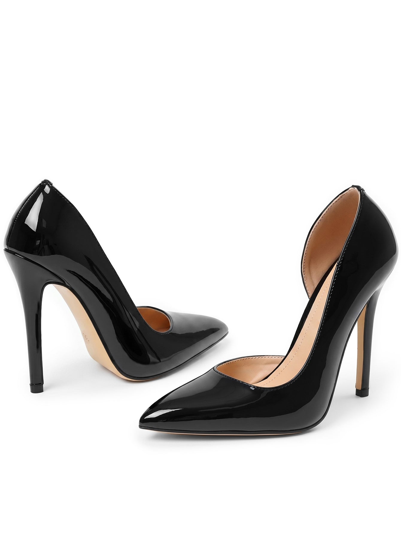Classic Patent Pointed Toe Stiletto Heels