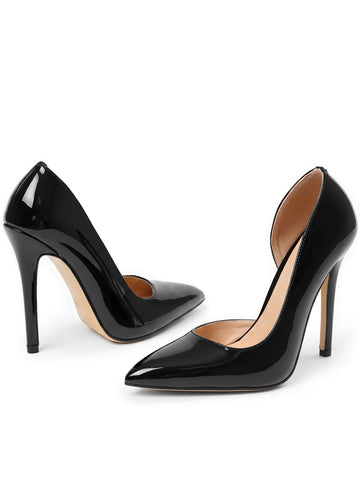 Classic Patent Pointed Toe Stiletto Heels