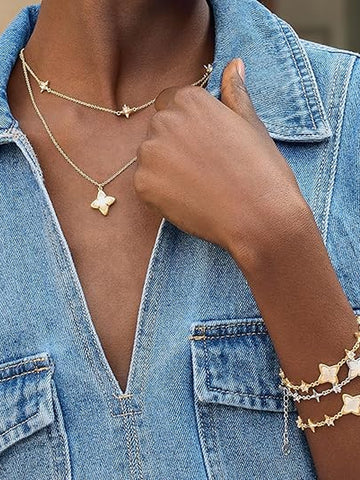 Dainty Celestial Gold Star Bracelet