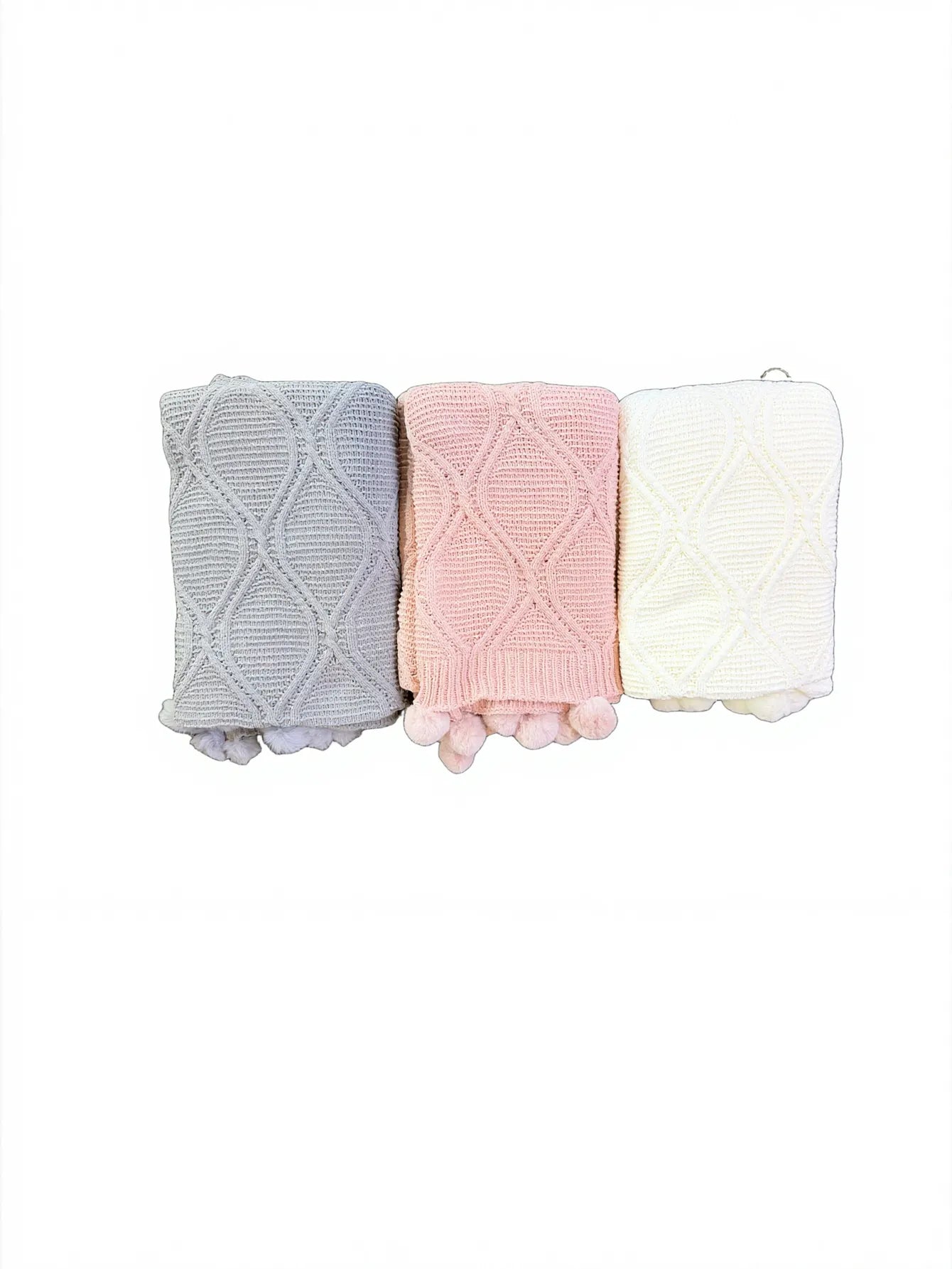 Soft Cozy Cable Knit Throw Blanket