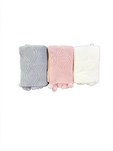 Soft Cozy Cable Knit Throw Blanket