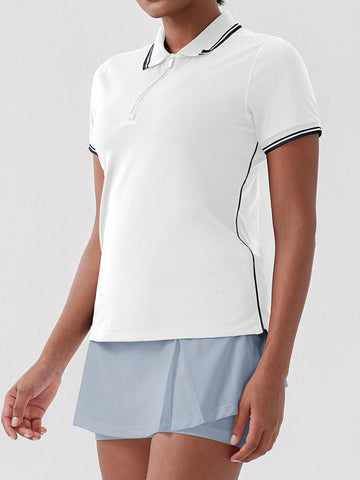 Half Zip Fashion Polo Shirt