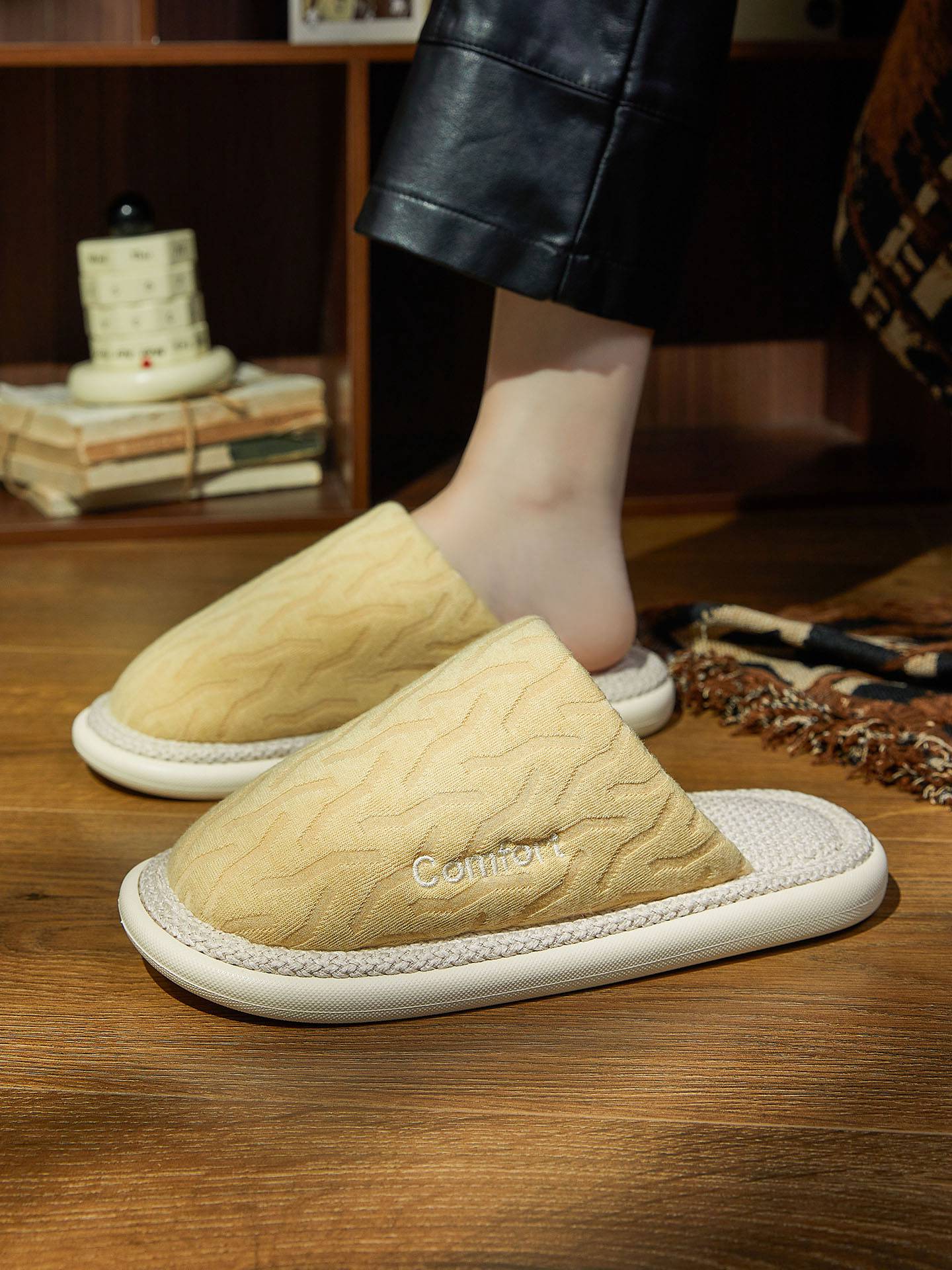 Cozy Soft Knit Indoor Slippers