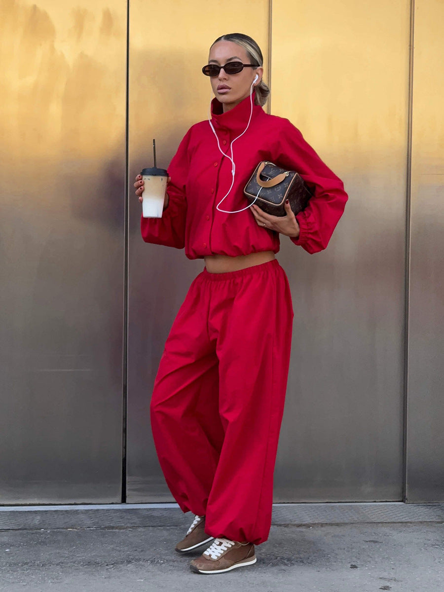 Casual Chic Peplum Pant Set