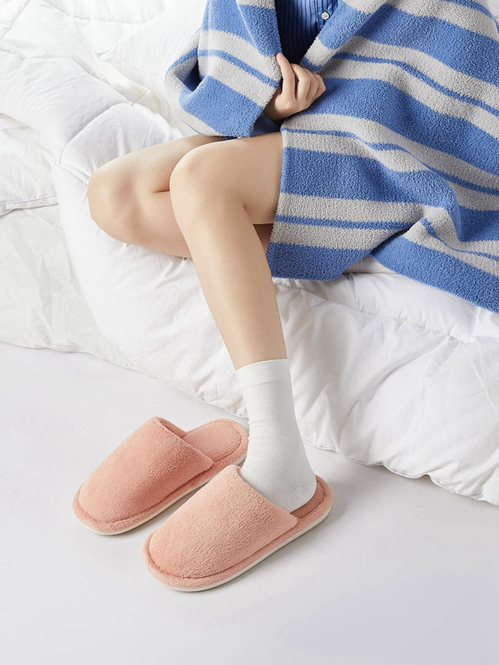 Cozy Plush Anti Slip House Slippers
