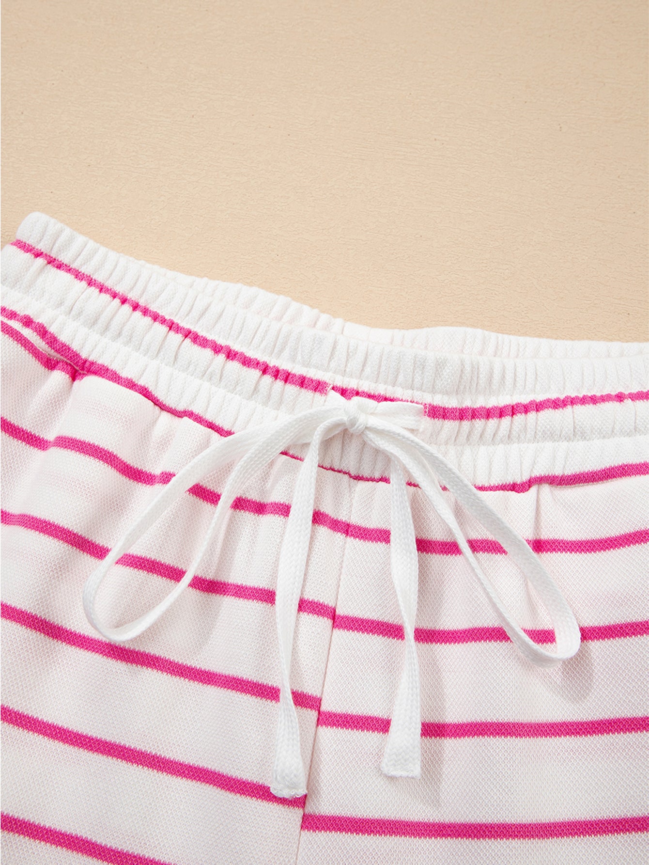 Striped Sleeveless Pants Set
