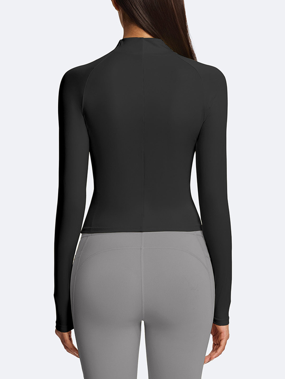 Slim Fit Half Zip Yoga Jacket