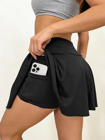 4-Pack Pocketed Athletic Skirt