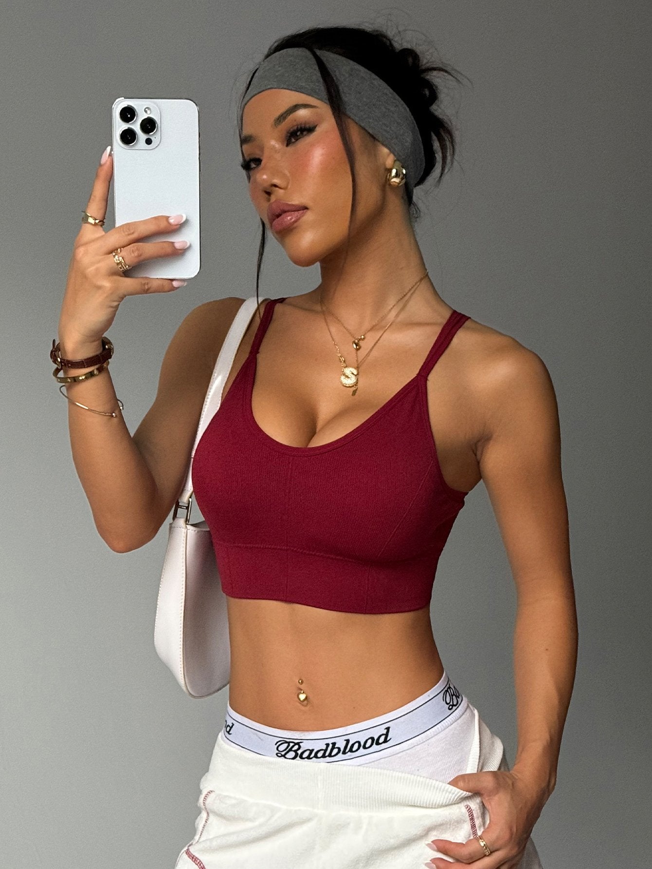 Seamless Ribbed Crisscross Yoga Tank Top