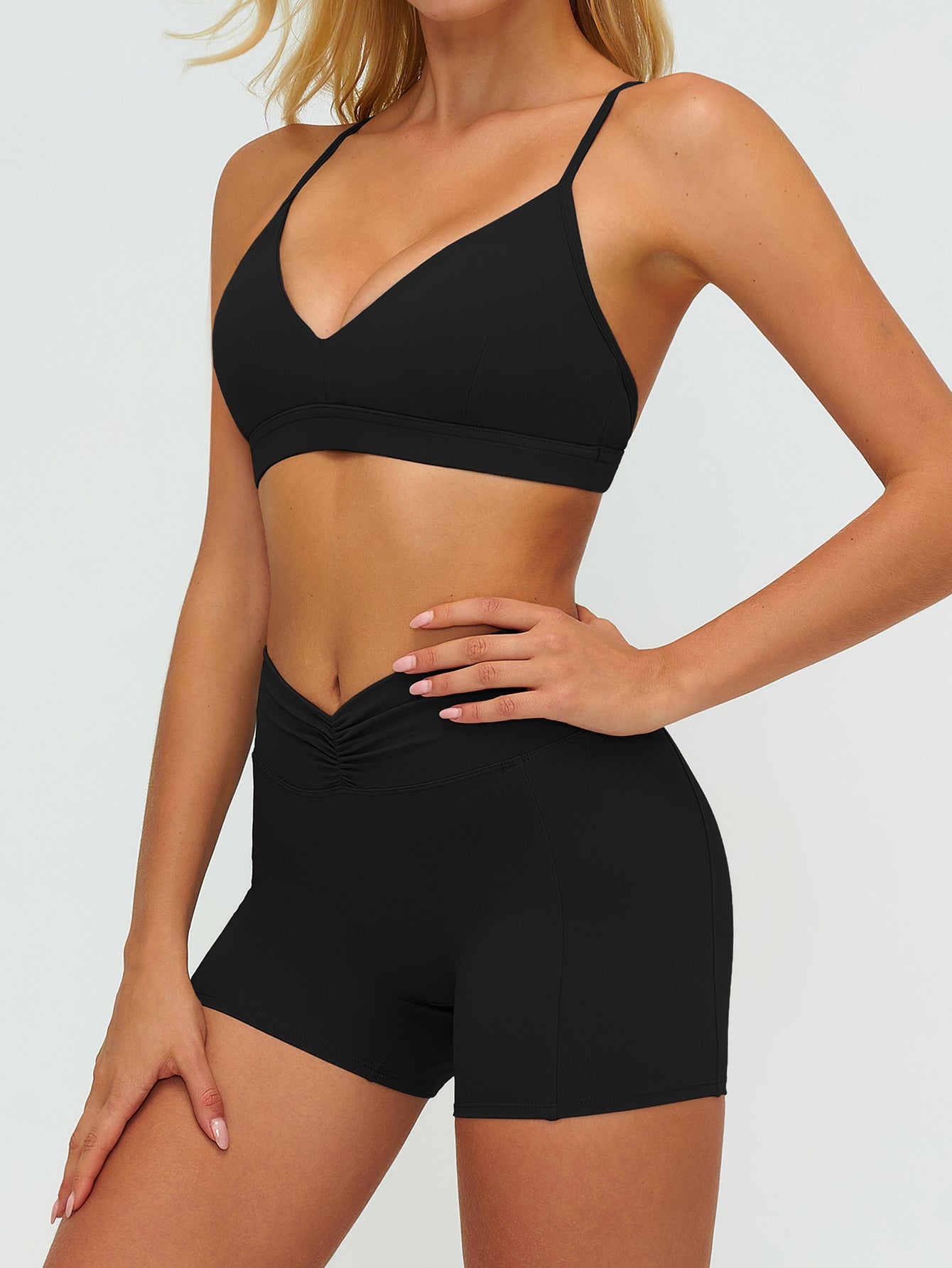 Seamless Supportive Athletic Sports Bra