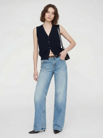 MO&Co.V-neck Sleeveless Knit Cardigan