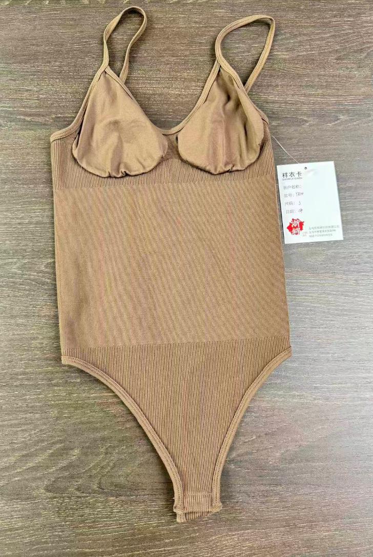Seamless Sculpting Padded Yoga Bodysuit