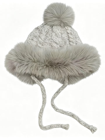 Cozy Faux Fur Pom Pom Hat
