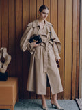 Oversized Double Breasted Trench Coat