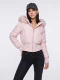 Faux Fur Hooded Puffer Jacket