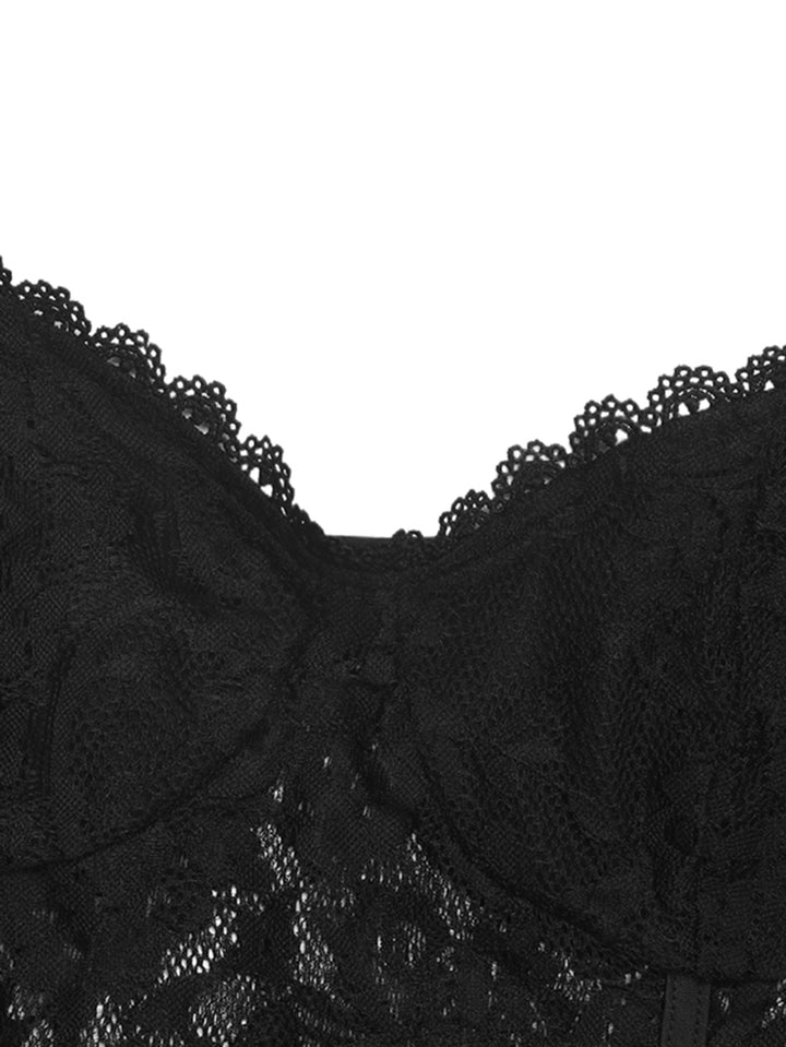 Square Neck Puff Sleeve Flirty Bodysuit