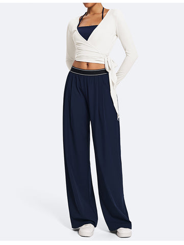 Cropped Lightweight Wrap Active Jacket