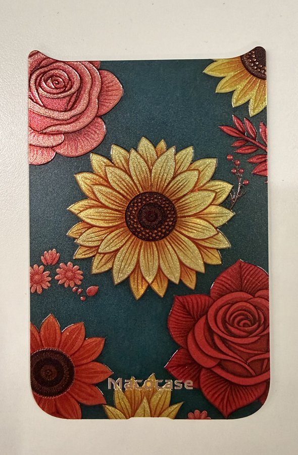 Sunflower and Rose Pattern Phone Case