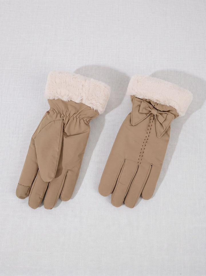 Warm Faux Fur Touchscreen Winter Gloves