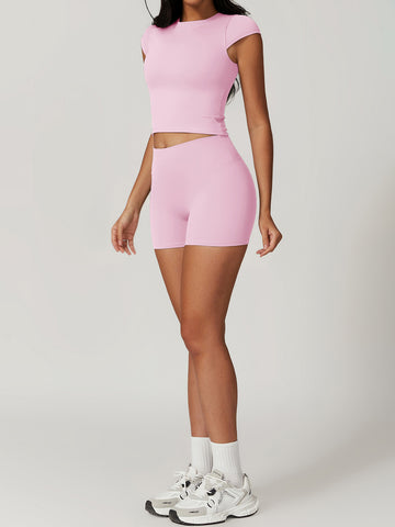 High Waisted Butt Lifting Yoga Shorts