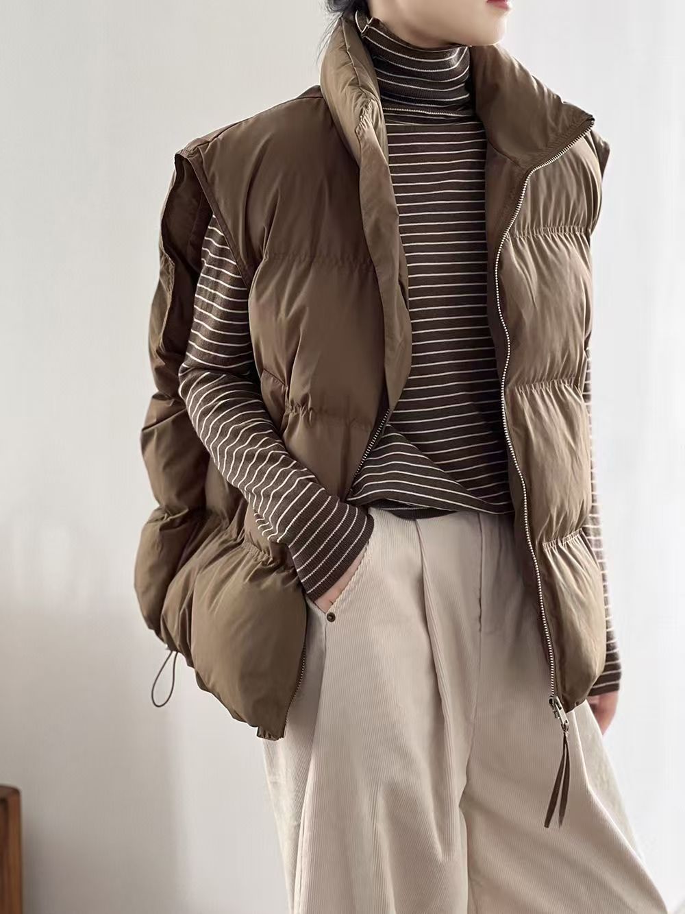 Oversized Lightweight Puffer Vest