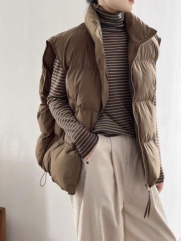 Oversized Lightweight Puffer Vest