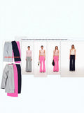 Comfy Low Rise Wide Leg Pants
