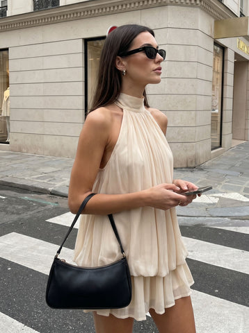 Chic Halter Neck Bubble Dress