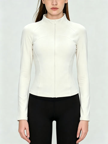 Slim Fit Full Zip Sports Jacket