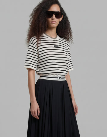 Include Linen Striped T-Shirt