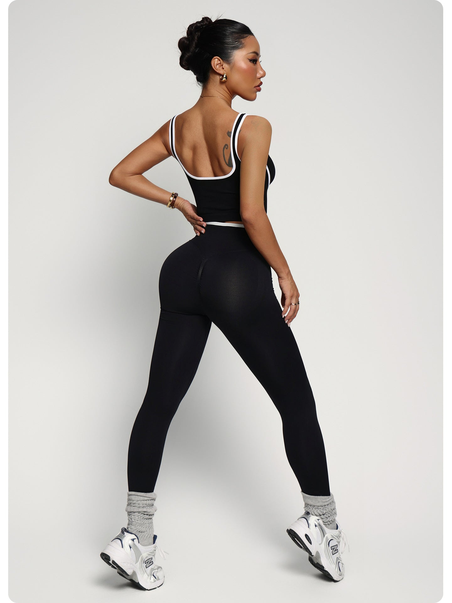 Seamless Sculpting V Waist Workout Set