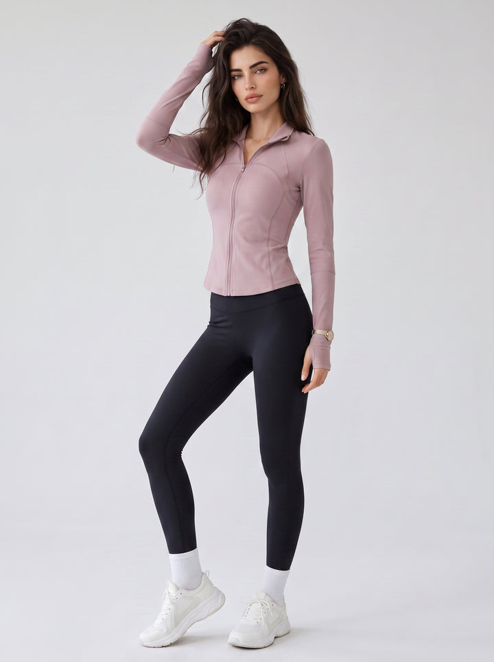 Breathable Mesh Back Yoga Jacket
