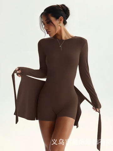 Seamless Long Sleeve Athletic Dress