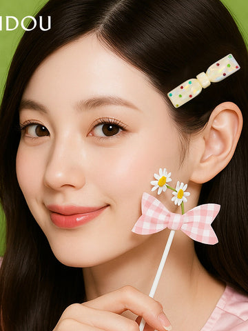 Sparkling Rhinestone Elegant Bow Hair Clip