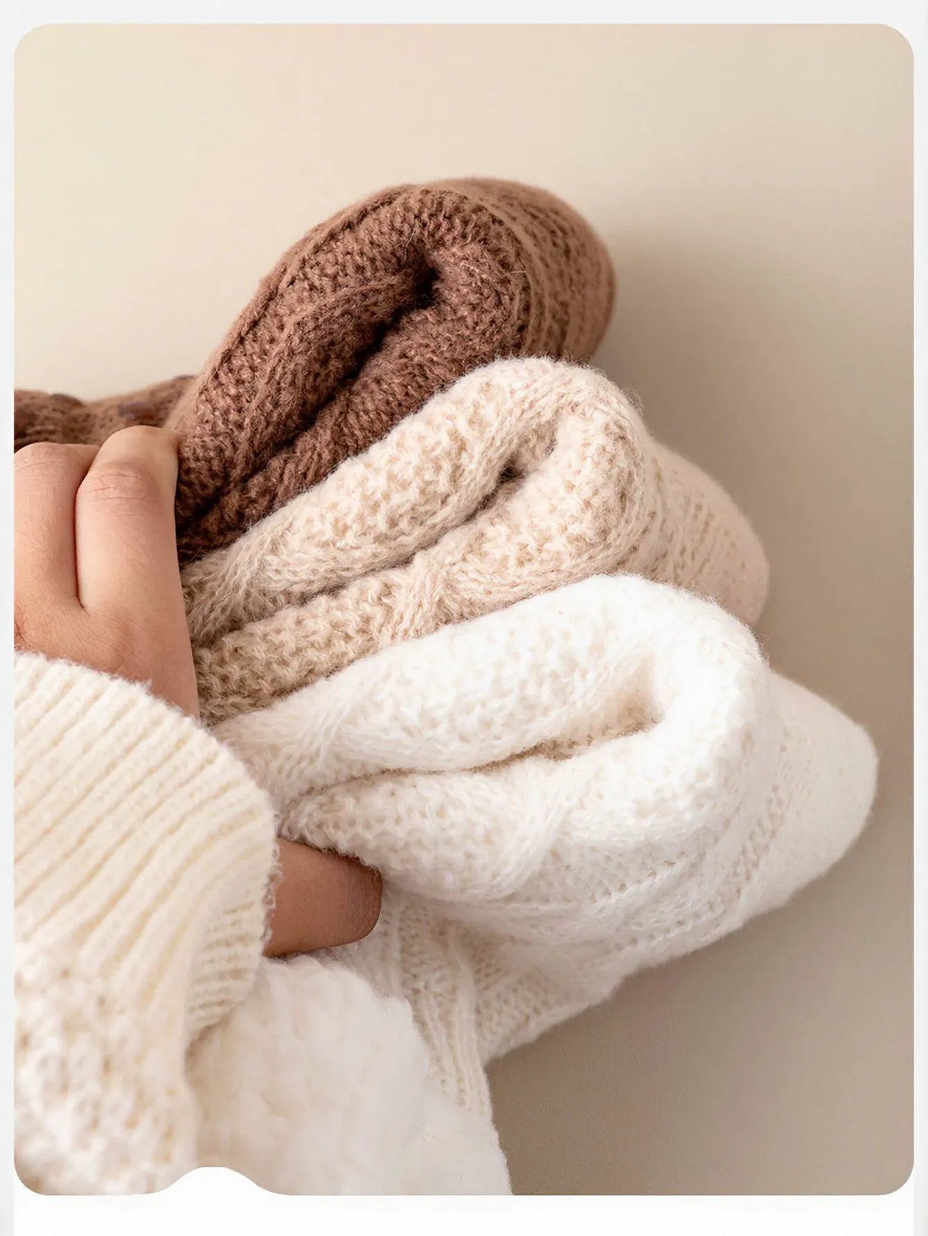 Cozy Plush Lined Cable Knit Socks
