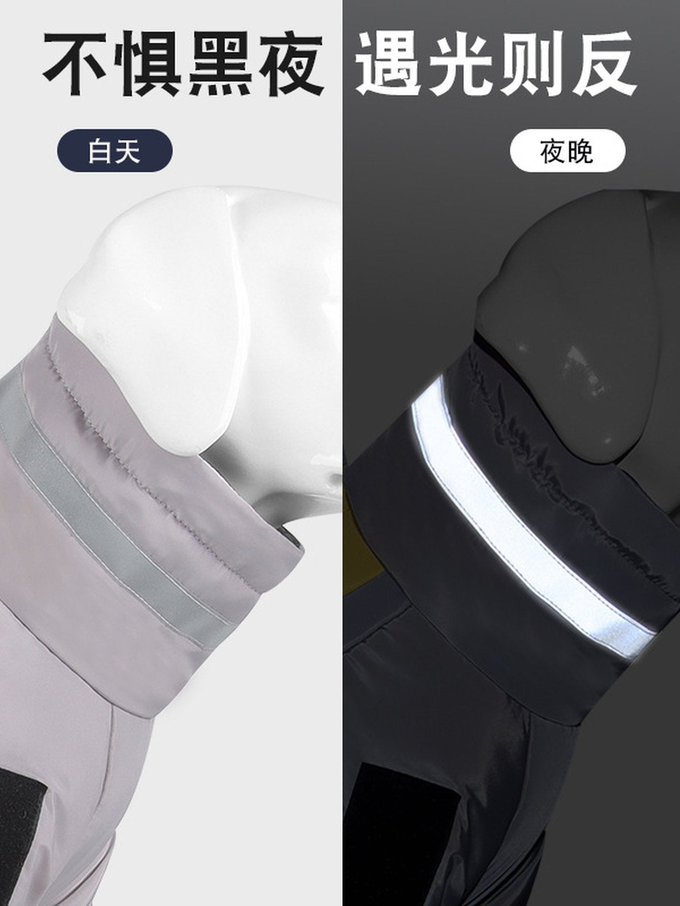 Warm Waterproof Reflective Winter Dog Jacket