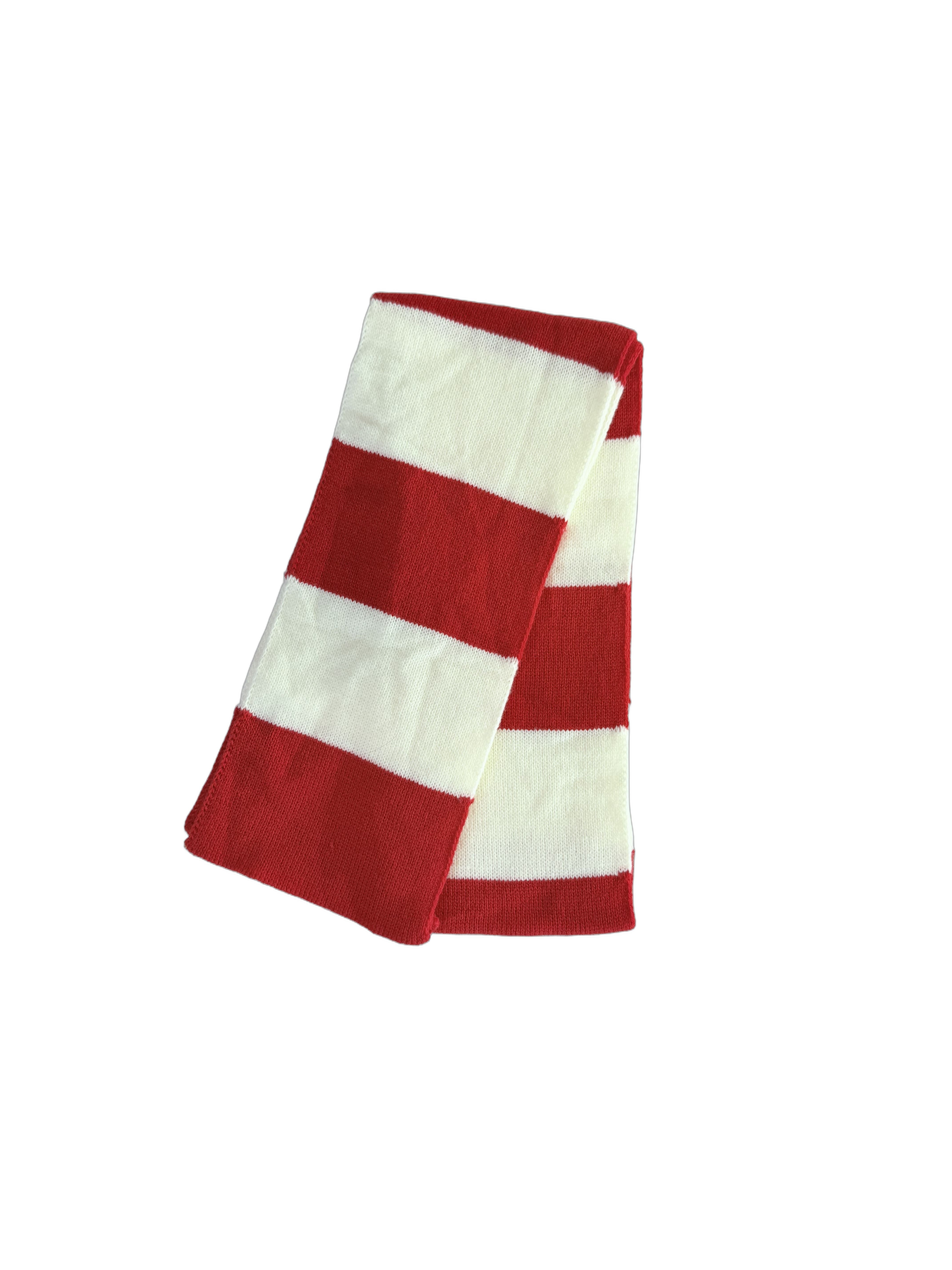 Cozy Soft Striped Winter Scarf