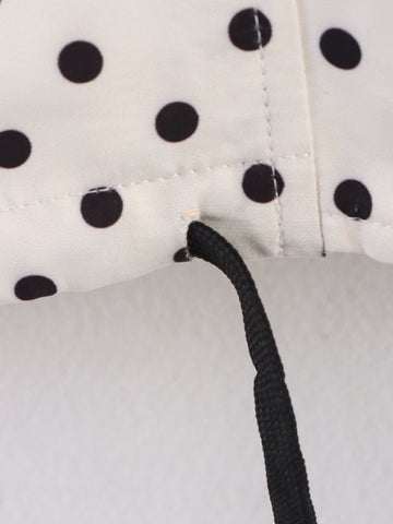 Polka Dot Cropped Jacket Set