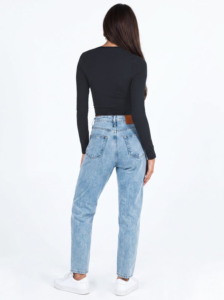 Square Neck Long Sleeve Tee